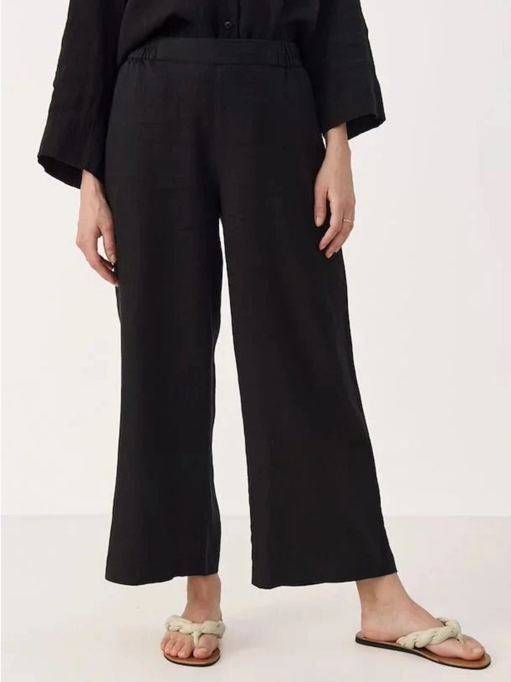 Part Two Black Linen Pants | PetrinesPW